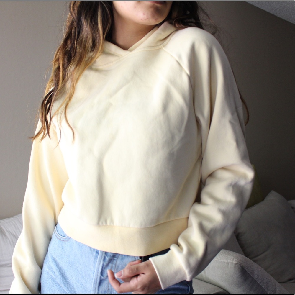 Washed Out Yellow Hoodie